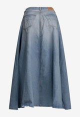 Balenciaga Godet Denim Maxi Skirt  Blue 856906TTWBI4009_f8ec4567-adaa-45b9-b475-9116e0ff7aa5