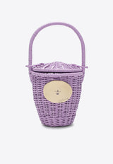 Wicker Bucket Bag