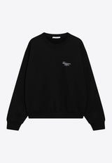 Crewneck Sweatshirt with Logo-Print