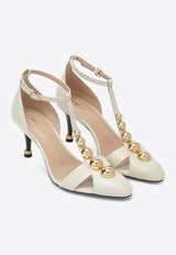 Cleia 70 Leather Heeled Pumps