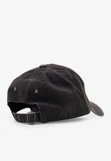 Golden Goose DB Star Vintage Baseball Cap Gray GUP01878P00250660448_ANTHRACITE  BLACK_41114673