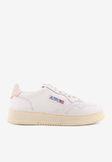 Autry Medalist Leather Low-Top Sneakers White AULWLL16WHT PINK_White_44128596