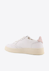 Autry Medalist Leather Low-Top Sneakers White AULWLL16WHT PINK_White_44128596