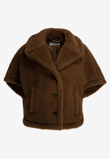 Alpaca and Cashmere Teddy Short Coat