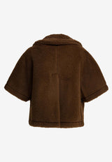 Alpaca and Cashmere Teddy Short Coat