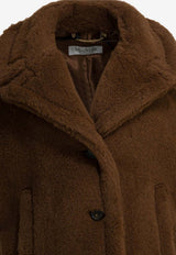 Alpaca and Cashmere Teddy Short Coat