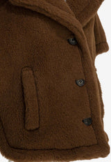 Alpaca and Cashmere Teddy Short Coat