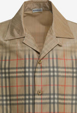Burberry Faded Check Short-Sleeved Shirt Beige 8119159_1f712d44-a881-42bc-81ef-43621310a529