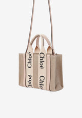 Chloé Small Woody Shoulder Bag Beige C22AS397I266J5_Cement Pink_47871492