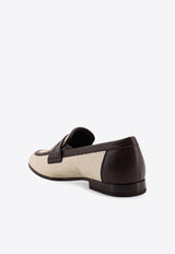 Brunello Cucinelli Raffia and Leather Loafers Beige MZQ9C3210C112_ROPE_40000204