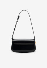 AMI PARIS Paris Paris Glazed Leather Shoulder Bag Black ULL719AL0139001_Black_48013821