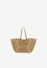Brunello Cucinelli BC Duo Raffia Tote Bag Beige MB97D2571C802_ROPE_40000173