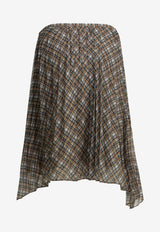 Acne Studios Pleated Check Midi Skirt Multicolor AF0573902_3644eead-b436-4581-a735-7240b2b5ae87