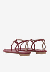 Aquazzura Almost Bare Flat Sandals Red ALBFLAA0NAPCD3_482a511c-19aa-47f0-a45e-a82489268b0b