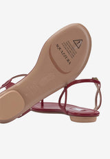Aquazzura Almost Bare Flat Sandals Red ALBFLAA0NAPCD3_482a511c-19aa-47f0-a45e-a82489268b0b