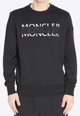 Crewneck Sweatshirt with Logo-Print