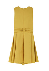 Elisabetta Franchi Sleeveless Mini Dress Yellow AB87261E2EV4_Sun_41973169