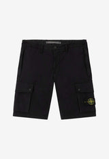 Stone Island Compass Patch Bermuda Shorts Black L1S15L100019S0A10V0029_Black_48900808