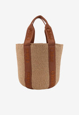 Chloé Large Woody Basket Tote Bag Beige CHC23AS380L1825S_Dusty Tan_41114835
