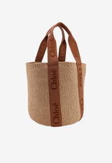 Chloé Large Woody Basket Tote Bag Beige CHC23AS380L1825S_Dusty Tan_41114835