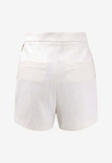Elisabetta Franchi Chain-Embellished Mini Shorts Ivory SH00561E2360_Ivory_41973211