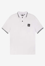 Stone Island Compass Patch Polo T-shirt White L1S152200010S0018V1001_White_48900789