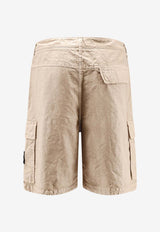 Stone Island Compass Patch Cargo Shorts Beige L1S15L100001S0069V009A_Desert_48900944
