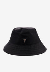 AMI PARIS Ami De Coeur Bucket Hat Black UHA671PA0037001_Black_48013851