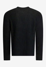 Ribbed Crewneck Sweater