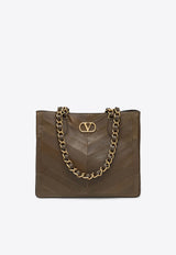 Laseine Leather Shoulder Bag