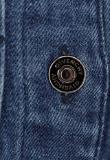 Givenchy Cocoon Mini Denim Dress Blue BW22QS517B420_Medium Blue_40017530