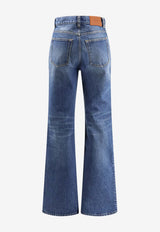 Chloé Horse Charm Flared Jeans Blue CH26SDP042584A1_Faded Indigo_41114611