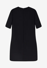 Valentino Wool-Blend Mini Dress Black 8B3VAHZ71CF0NA_NERO AVORIO_42176805