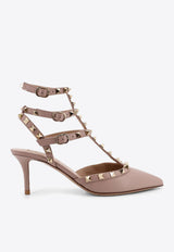 Valentino Rockstud 65 Leather Pumps Powder 8W2S0375VODP45_POUDRE_42176811