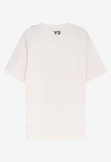 Y-3 3 Stripes Crewneck T-shirt Chalk KS9748Beige_Beige_44824426