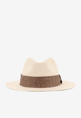 Kiton Ciro Paone Panama Straw Hat Brown UCPL018K0726H07BROWN_Brown_42176962