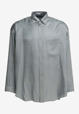 All-Over Logo Long-Sleeved Shirt