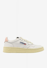 Leather Low-Top Sneakers with Logo