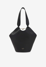 Lotus Leather Bucket Bag