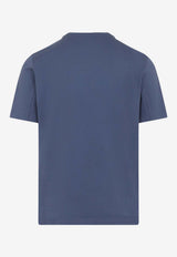 Crewneck T-shirt with Embroidered-Logo