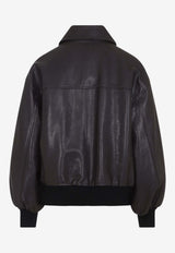Shelman Zip-Up Leather Jacket