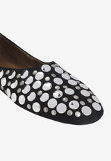 Jane Studded Leather Ballet Flats