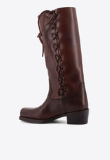 Paris Texas Roxanne Knee-High Leather Boots Brown PX1907XVT01CIOCCOLATO_Cioccolato_42176775
