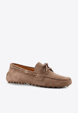 Tod's Gommino Suede Leather Loafers Brown XXW22L0JZ80M8WC413_Brown_44129896