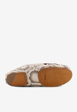 Paris Texas Indiana Snakeskin Print Loafers Beige PX1580XPTMLNATURALE_Natural_42176742