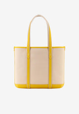 Polo Ralph Lauren Embroidered Logo Canvas Tote Bag Beige 428P03085003_ECRURACINGYELLOW_48136954
