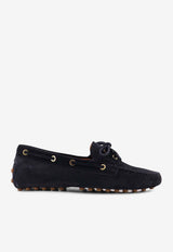 Tod's Gommino Suede Leather Loafers Navy XXW22L0JZ80M8WU801_BLUSCURO_44130228