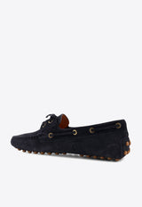 Tod's Gommino Suede Leather Loafers Navy XXW22L0JZ80M8WU801_BLUSCURO_44130228