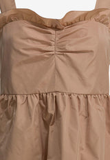 Balloon Silk-Blend Dress