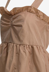 Balloon Silk-Blend Dress
